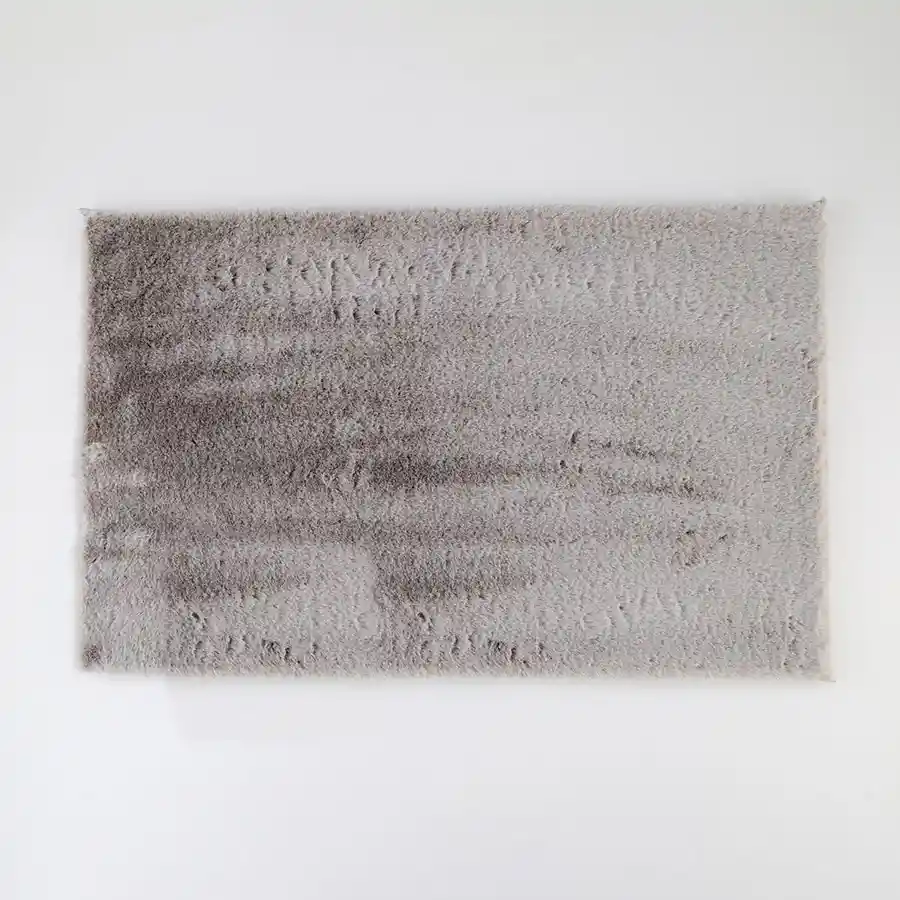 Tapete Expressions Fur 80x50cm Gris Claro Poliester