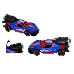 Carro Deportivo Carrera Racing Efecto Humo Juguete + Bateria