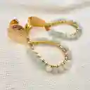 Aretes Gota Verde Agua