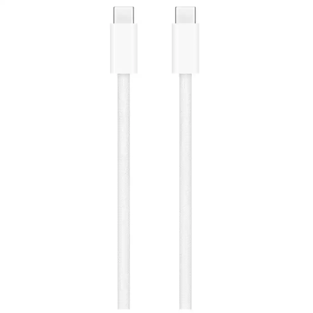 Cable Carga Usb Tipo C Trenzado De 2m Blanco Apple 240w