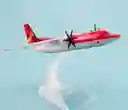 Avion Pequeño Metalico Acero Coleccionable De Avianca Fk-50 16cm