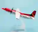 Avion Pequeño Metalico Acero Coleccionable De Avianca Fk-50 16cm