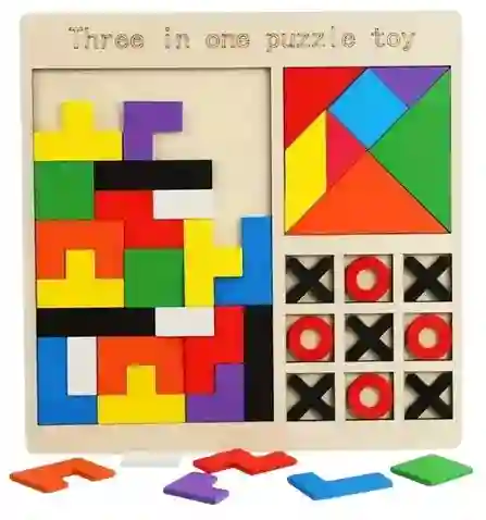 Juegos Al Aire Libre Tabla 3 En 1 Con Tetris