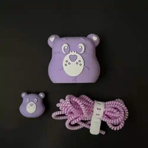 Funda De Cargador Iphone 25w Y 20w Osito