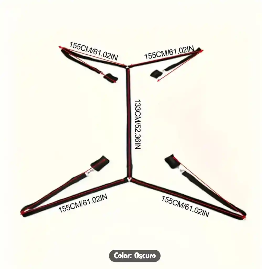 Set Bondage Pasion Atadura A Cama Esposas