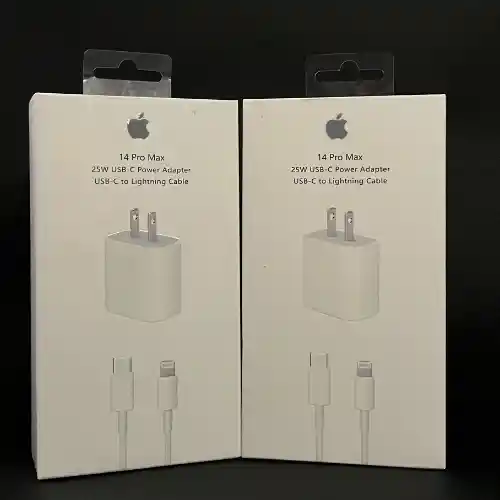 Cargador Carga Rapida De Iphone Completo 25w