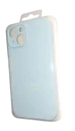 Forro Silicone Case Iphone 14 Azul Celeste