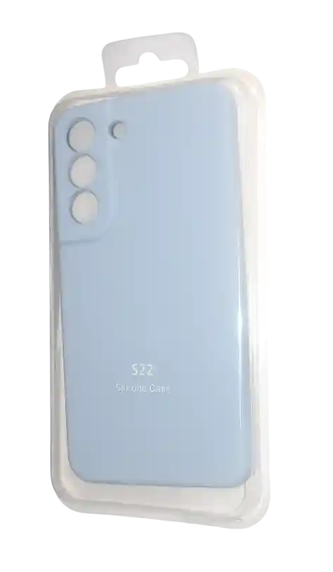 Forro Silicone Case Samsung S22 Azul Celeste