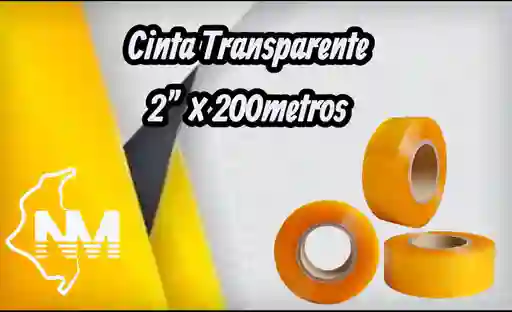 Cinta Transparente 2" ×200metros