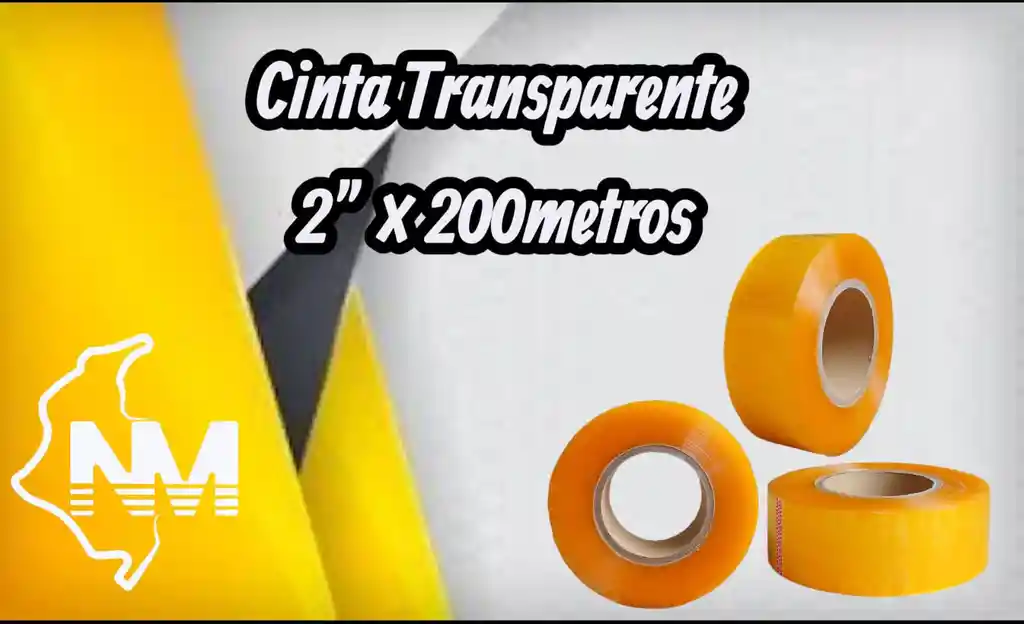 Cinta Transparente 2" ×200metros