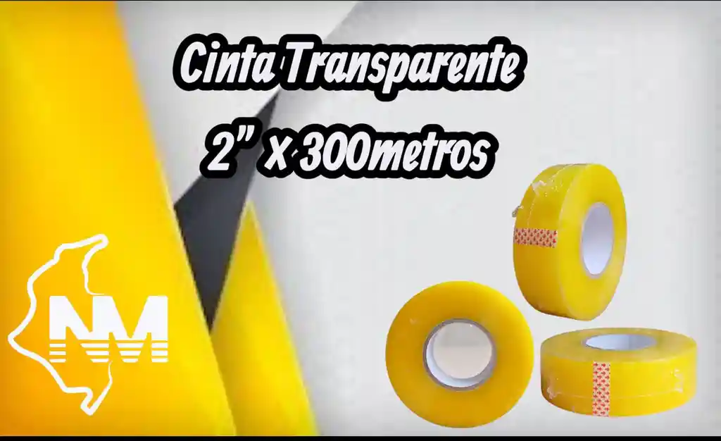 Cinta Transparente 2" ×300metros