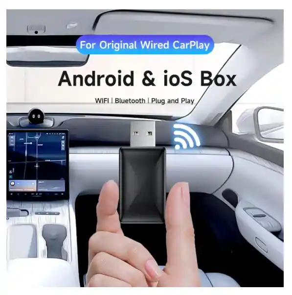 Adaptador Bluetooth Celular A Carro Carplay Android Auto