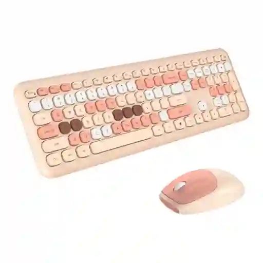 Combo Inalámbrico Teclado Y Mouse Mofii 666 Negro/gris