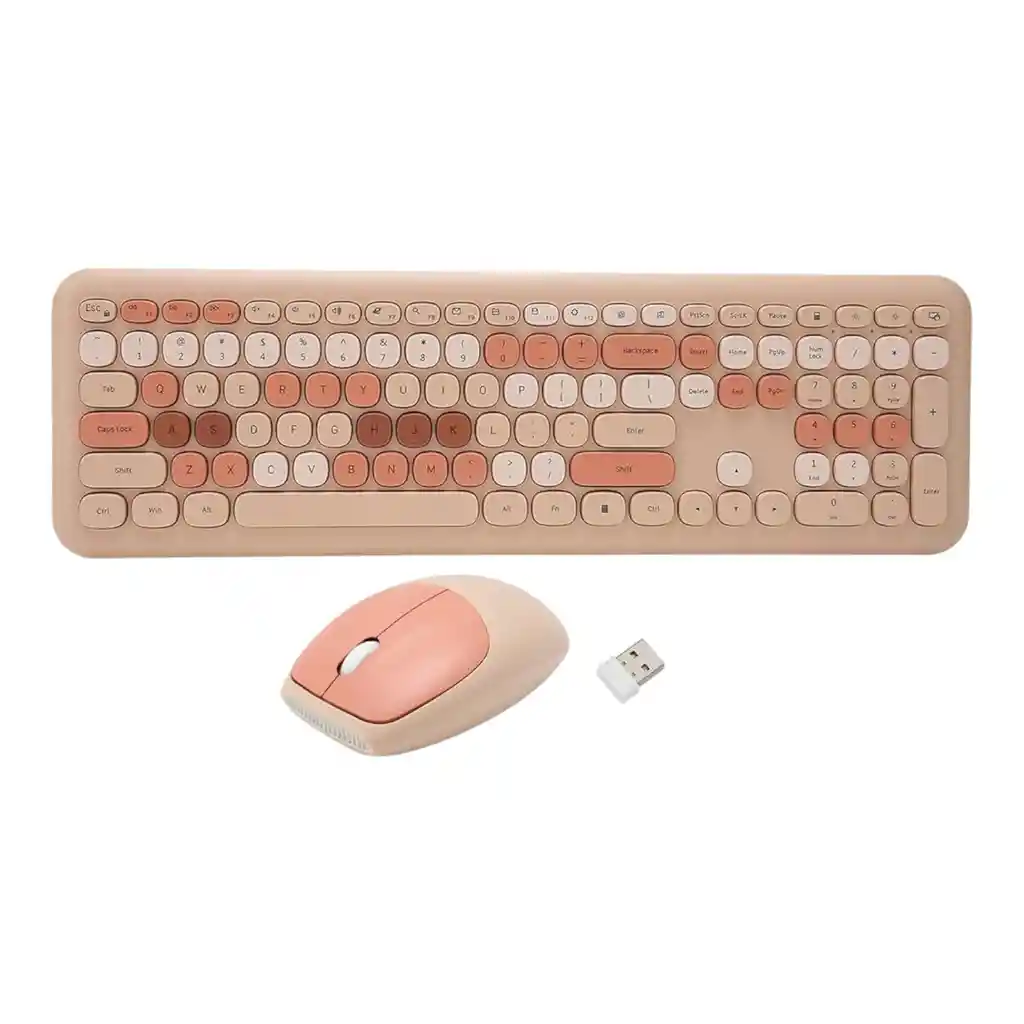 Combo Inalámbrico Teclado Y Mouse Mofii 666 Negro/gris