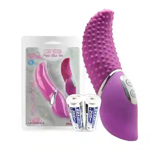 Lengua Vibrador Flora Morado