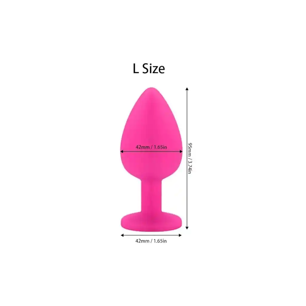 Plug Anal Silly Fucsia Joya Roja