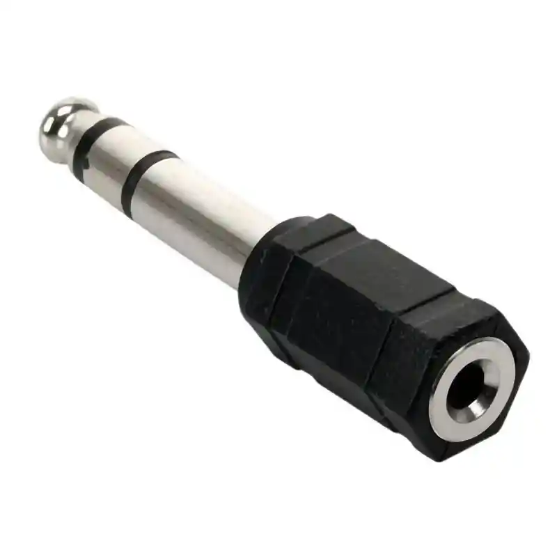 Adaptador De Microfono Jack 3.5mm A Plug 6.3mm Microfono