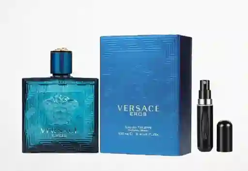 Versace Eros 1.1 + Perfumero | Fragancia Para Caballero Aromática Avainillada Cítrica