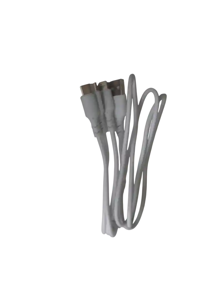 Cable 3 En 1 Iphone Tipo C Y Tipo V8 100 Cm Gc-85 Golf