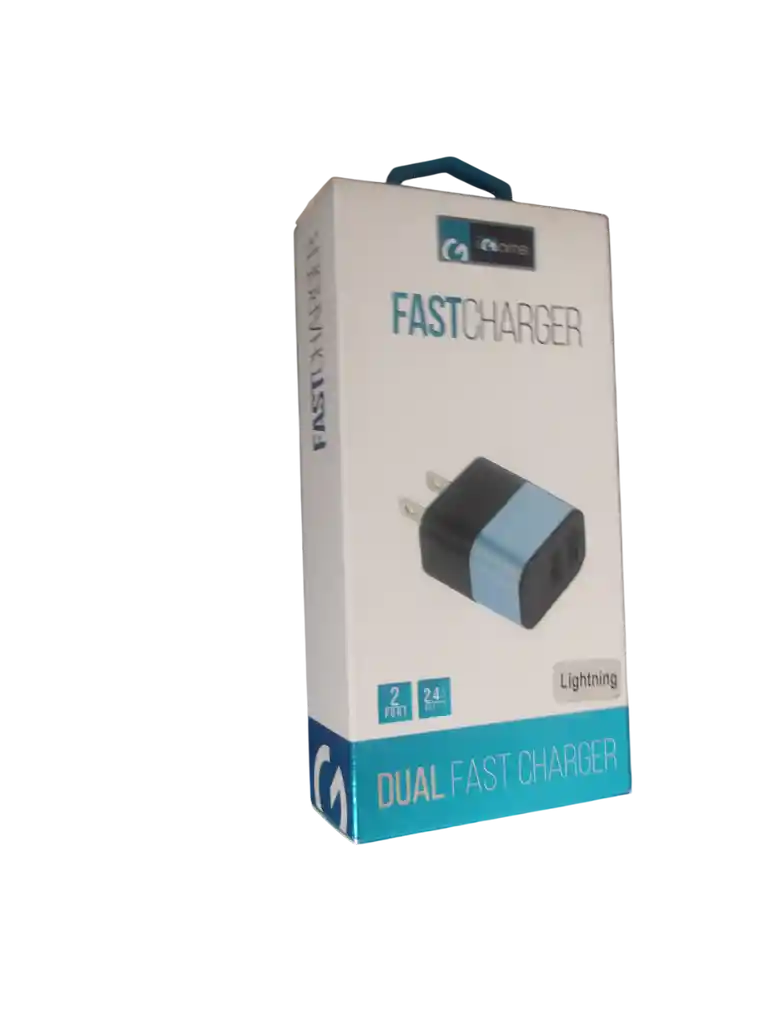 Cargador Doble Fast Charger Usb 2.4a Igoma - Carga Rápida Para Dos Dispositivos