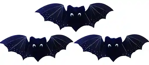 Hallo Murcielago Papel Peluche Pqñ Ptex3 A139