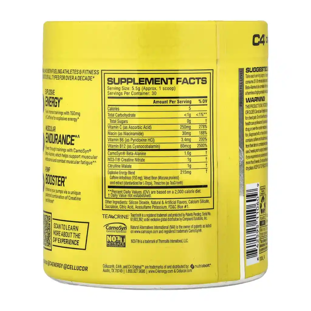 Pre-workout C4 30 Serv - Cellucor - Frozen Bombsicle