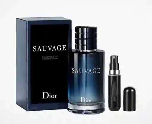 Sauvage 1.1 + Perfumero | Fragancia Ambarada Especiada Cítrica Para Caballero