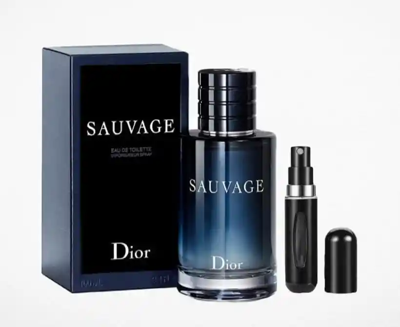 Sauvage 1.1 + Perfumero | Fragancia Ambarada Especiada Cítrica Para Caballero