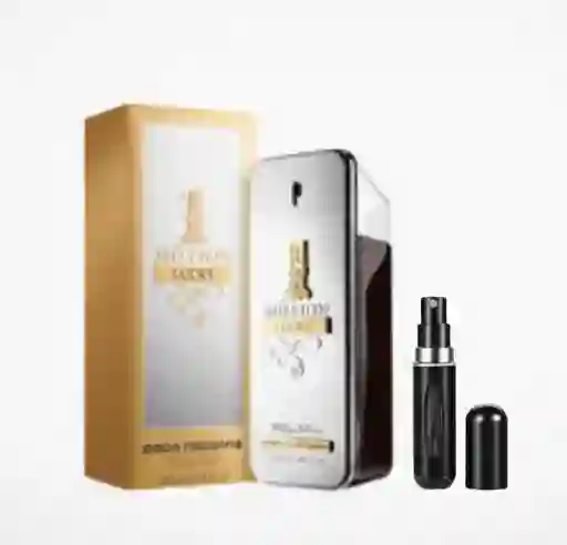 One Million Lucky 1.1 + Perfumero | Fragancia Para Caballero Amaderada Dulce Con Fondo Avainillado