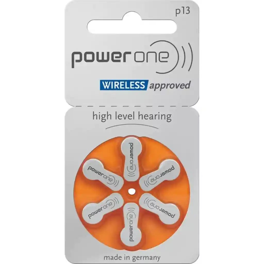 Bateria Boton Audífonos Pila P13 1.45v X 6