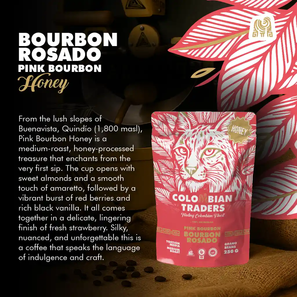 Bourbon Rosado Honey 2,5kg Grano