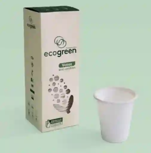 Vasos Biodegradables 8 Oz X 25 Und