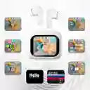 Audífonos Inalámbricos Sgs Airpods Modelo Tour Plus Blancos