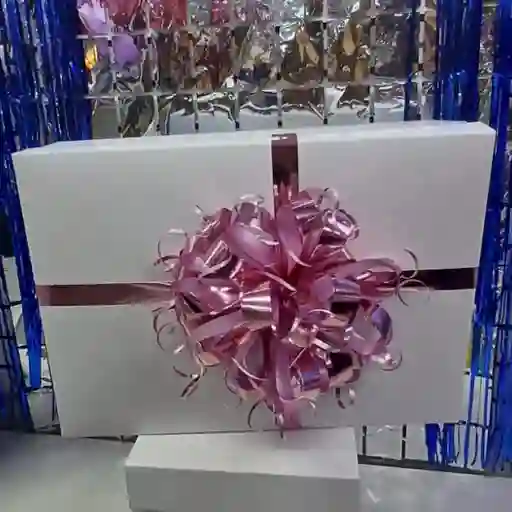 Caja De Regalo Kraft Moño