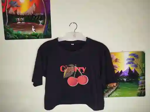 Camiseta Estampada Para Dama