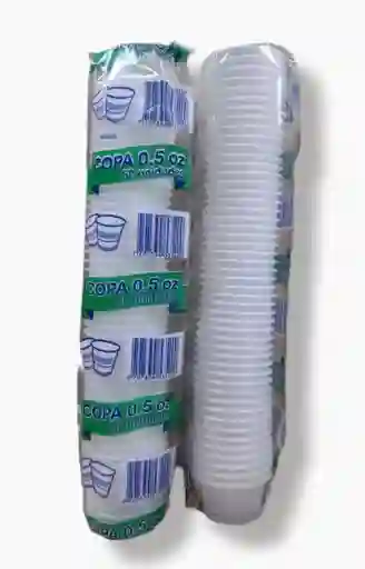 Copa Salsera 0.5 Oz Con Tapa X 50 Und