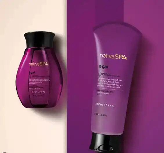Kit Nativa Spa Acai Jabón Líquido + Oleo Oboticario