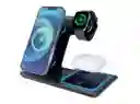 Base De Carga Inalambrica 3 En 1 Para Compatible Iphone