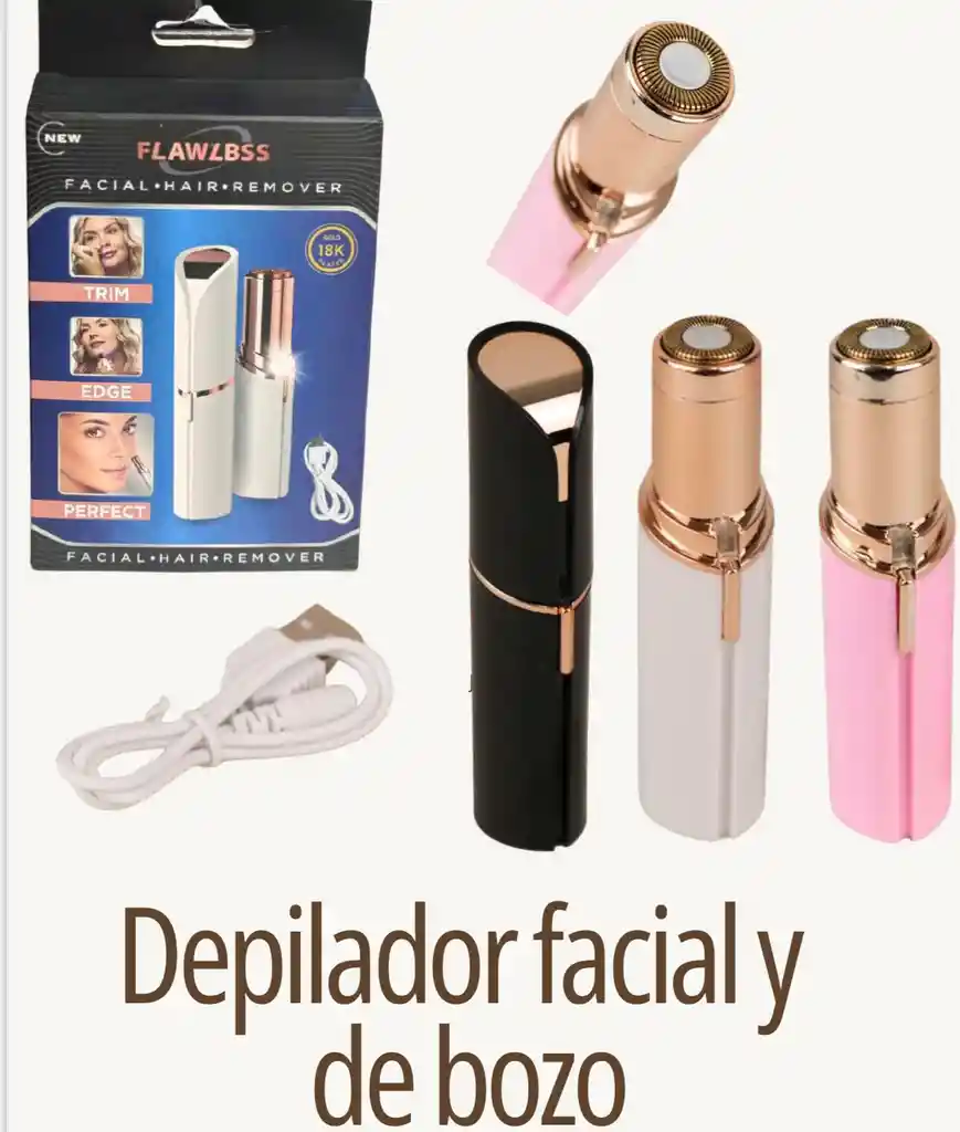 Depiladora Facial Recargable