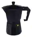 Cafetera 12 Tazas Para Estufa Café Express Clásica Negra