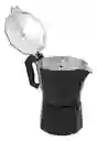 Cafetera 12 Tazas Para Estufa Café Express Clásica Negra