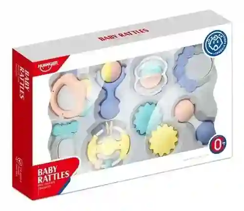 Set Kit De Mordedores Y Sonajeros X 8 Unidades Jr054