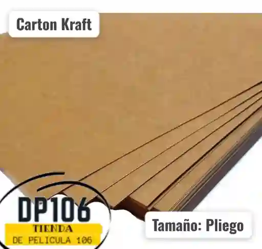 Carton Kraft X 1 Pliego