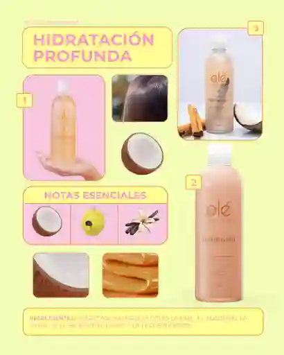 Shampoo Hidratación Olé Capilar