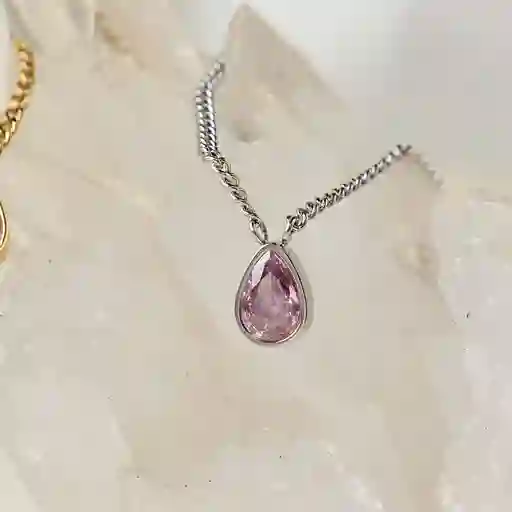 Collar Amaral / Plateado