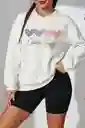 Hoodie Oversize Happy Vibes Classique