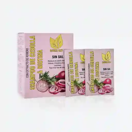 Shampoo De Cebolla, Romero Y Biotina (15ml) -1 Sobre