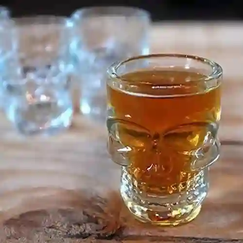 Copa Calavera Shot Vidrio Craneo Whisky Tequila X1 Unidad