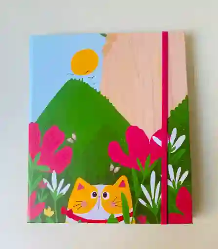 Agenda Bulletjournal Gato Montaña
