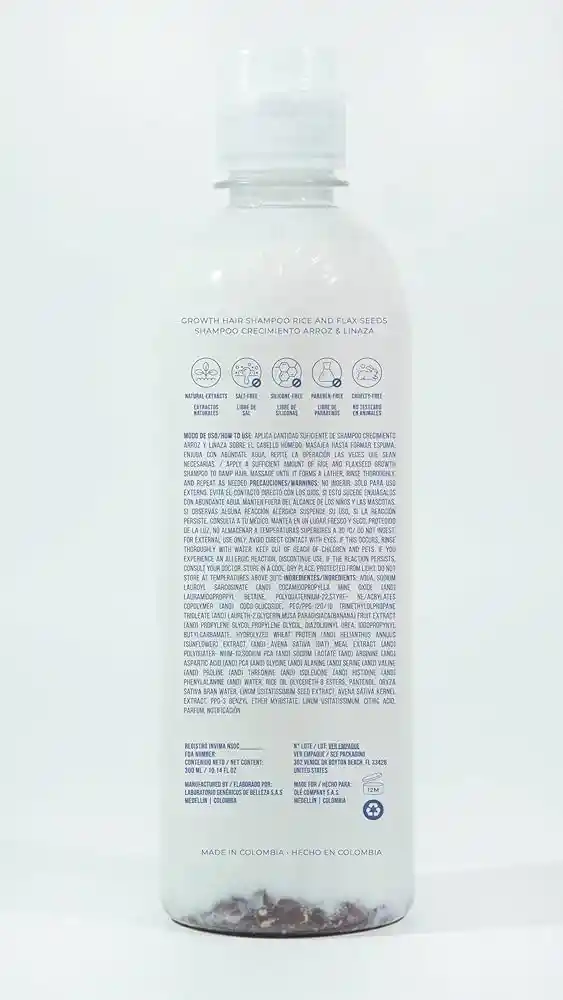 Shampoo Crecimiento Olé Capilar